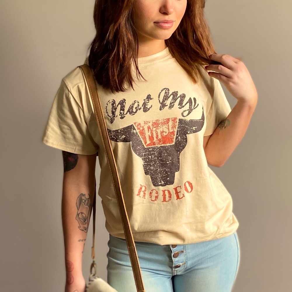New Western Boho Cowgirl Graphic Tee
